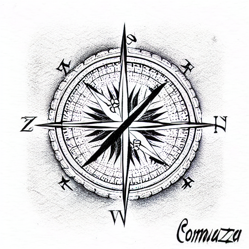 Eagle Tattoo Png Photo - Pocket Compass Tattoo Design - 441x451 PNG  Download - PNGkit