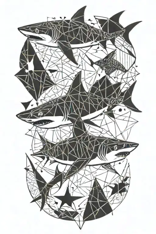 shark tattoo design idea