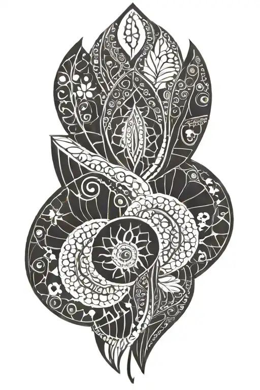 henna tattoo design idea
