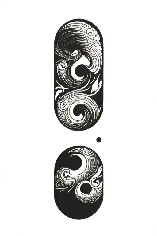 semicolon tattoo design idea