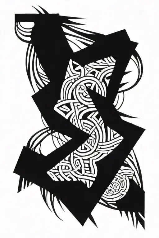 necklace tattoo design idea