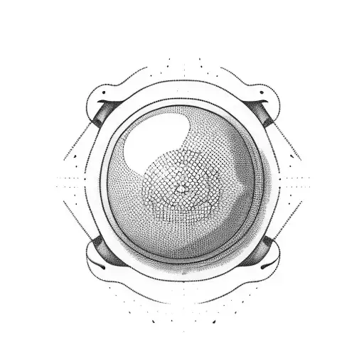 8 Ball tattoo design idea