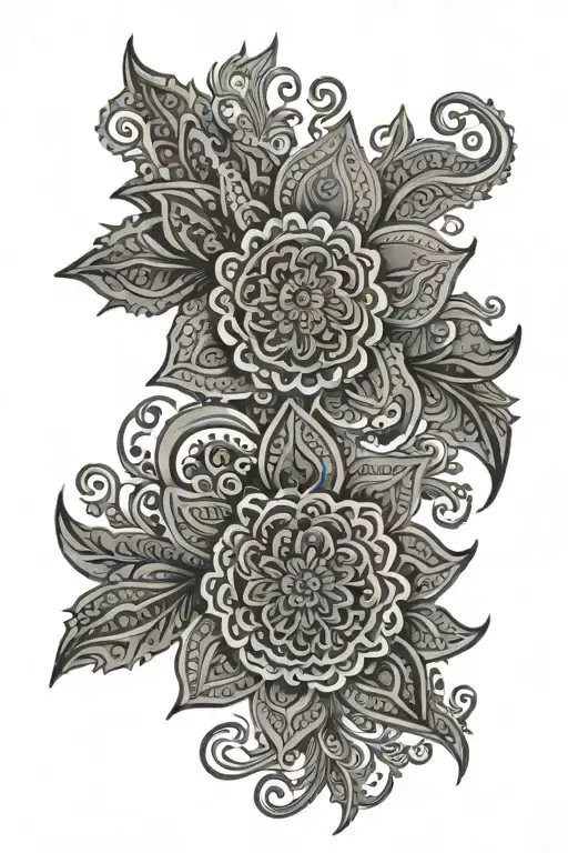 henna tattoo design idea