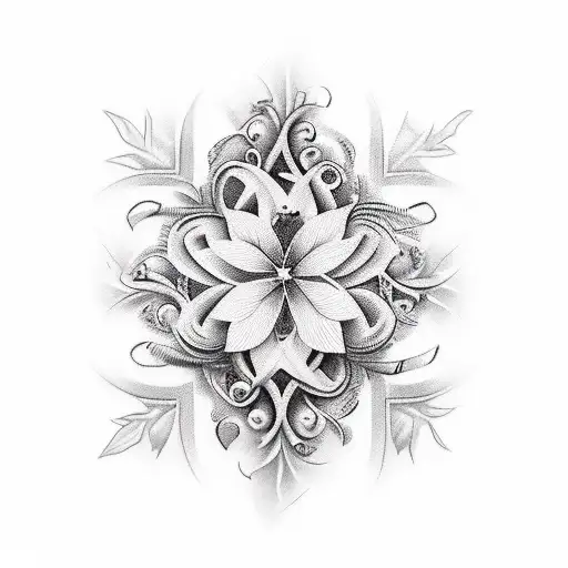 Vine tattoo design idea