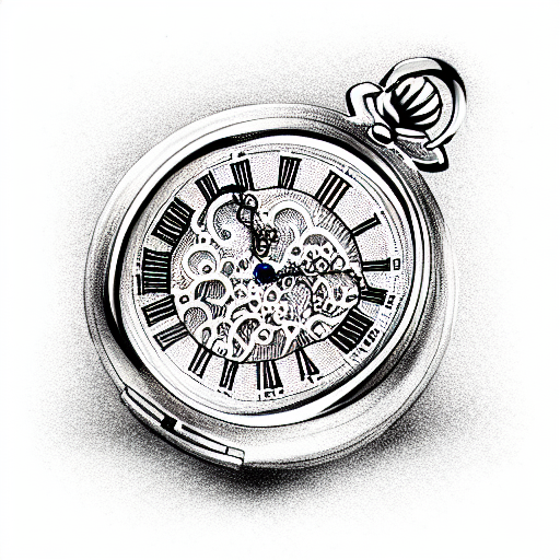 Free Pocket Watch Tattoo Photos and Vectors