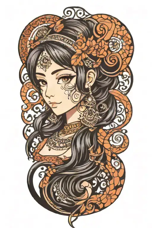henna tattoo design idea