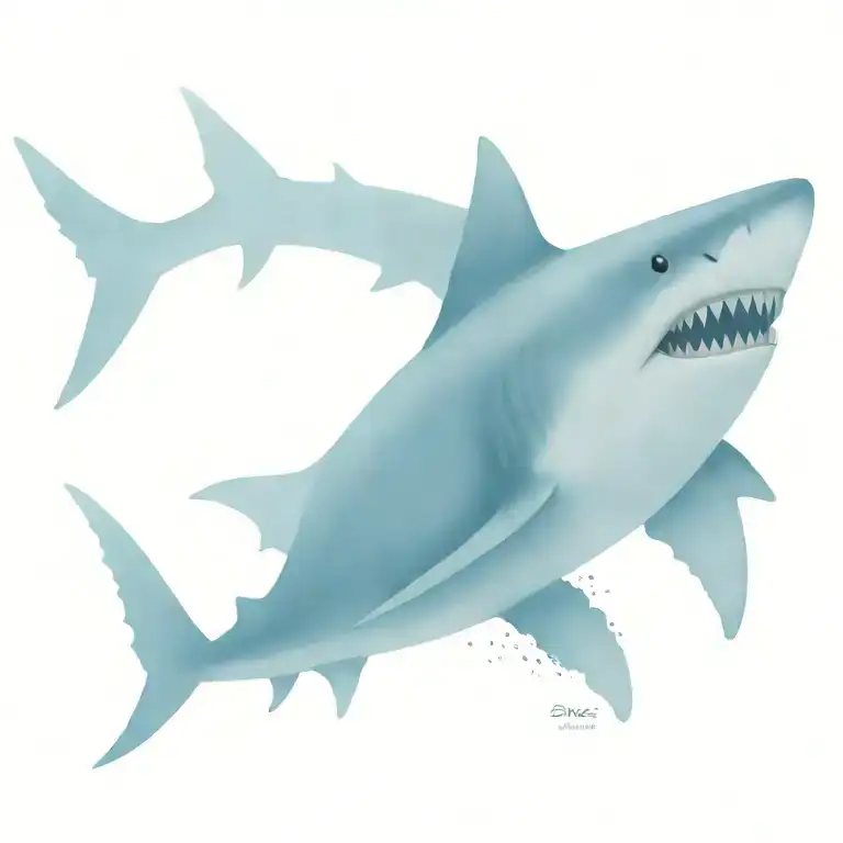 shark tattoo design idea