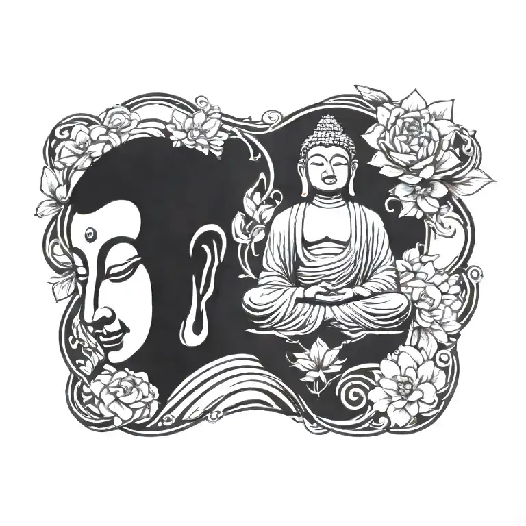 buddha tattoo design idea