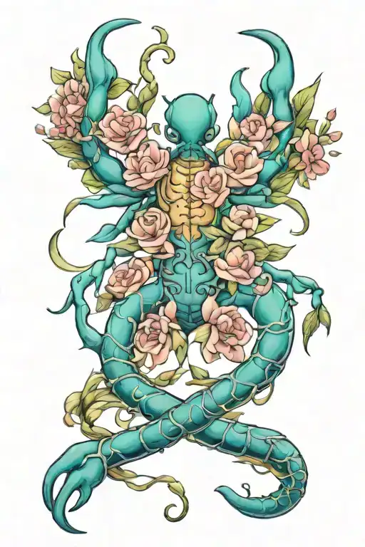 cancer tattoo design idea