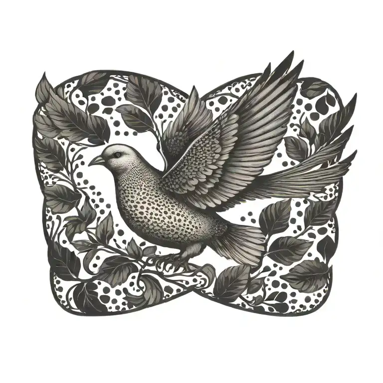 dove tattoo design idea
