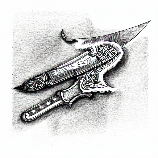 Locke's Dagger tattoo design idea