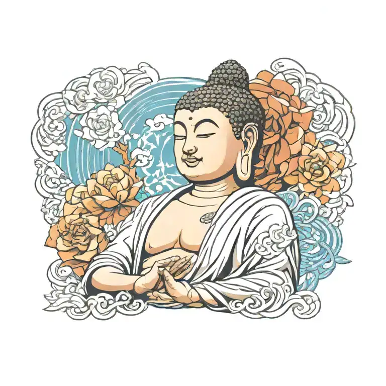 buddha tattoo design idea