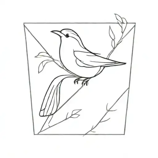 bird tattoo design idea