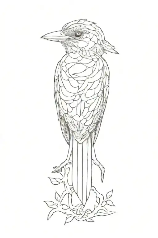 bird tattoo design idea