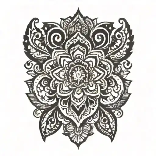 henna tattoo design idea