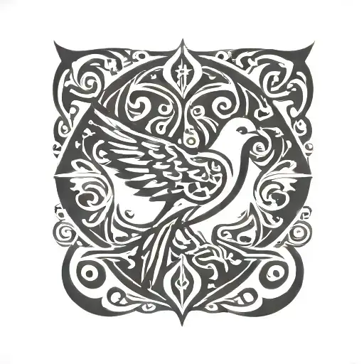 dove tattoo design idea
