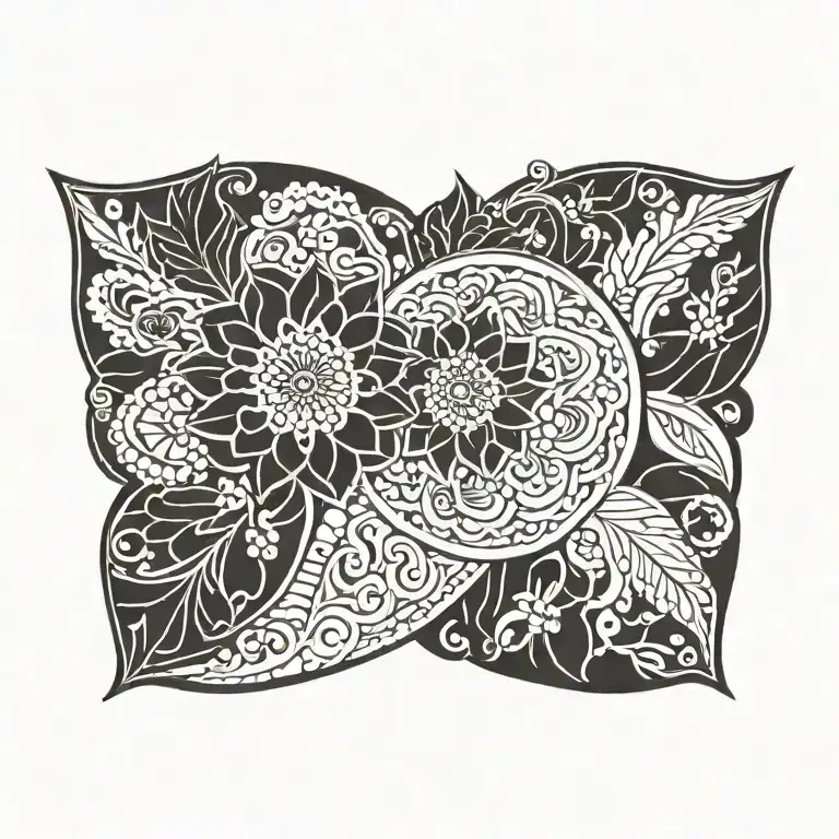 henna tattoo design idea