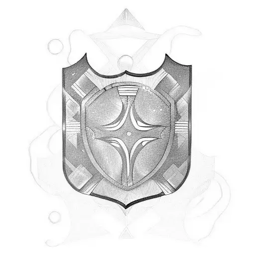 Shield tattoo design idea