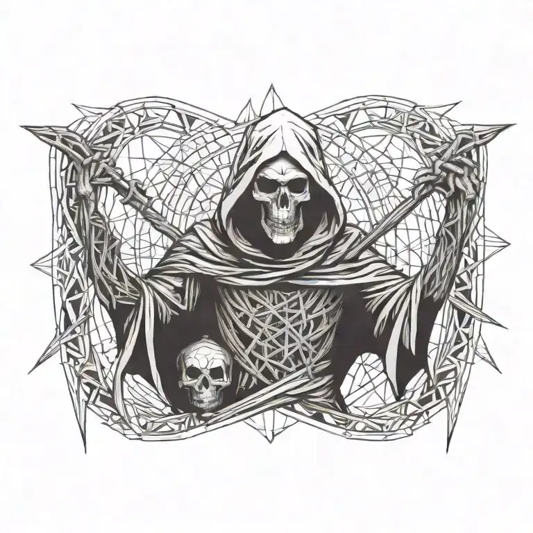 grim-reaper tattoo design idea