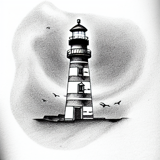 1506 Lighthouse Tattoo Images Stock Photos  Vectors  Shutterstock