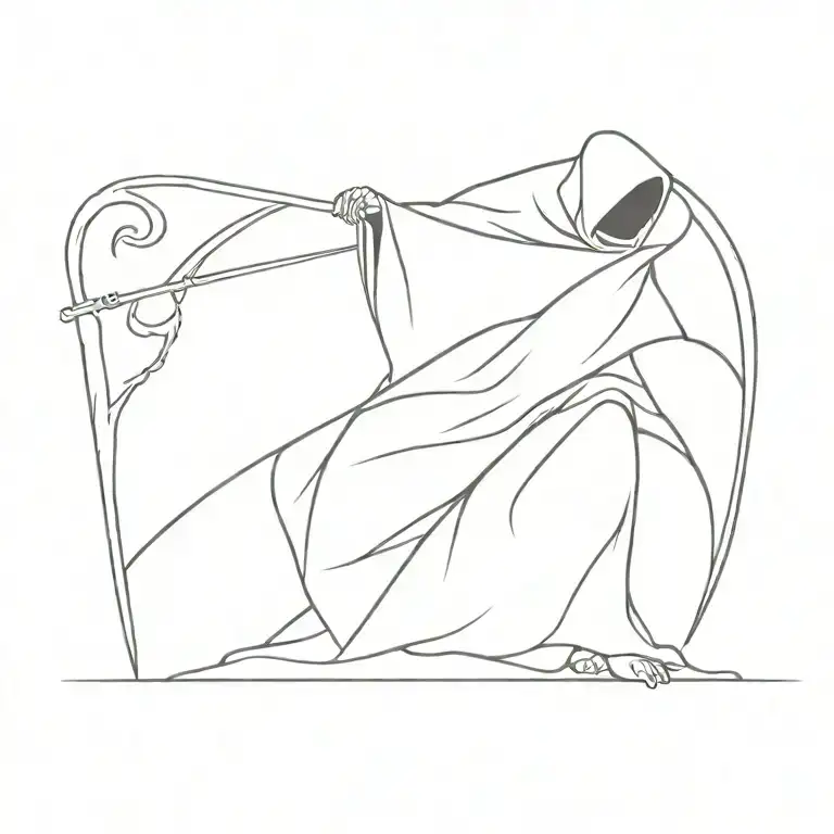 grim-reaper tattoo design idea