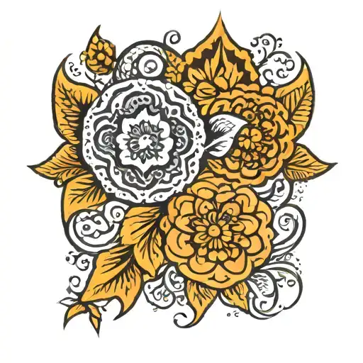 henna tattoo design idea