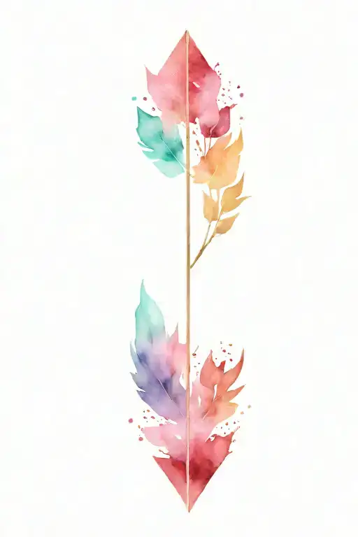 arrow tattoo design idea