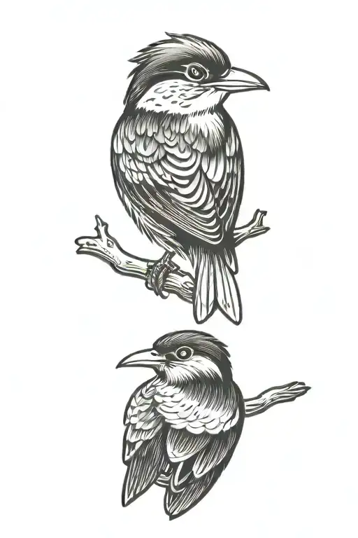 bird tattoo design idea