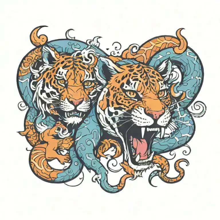 animal tattoo design idea