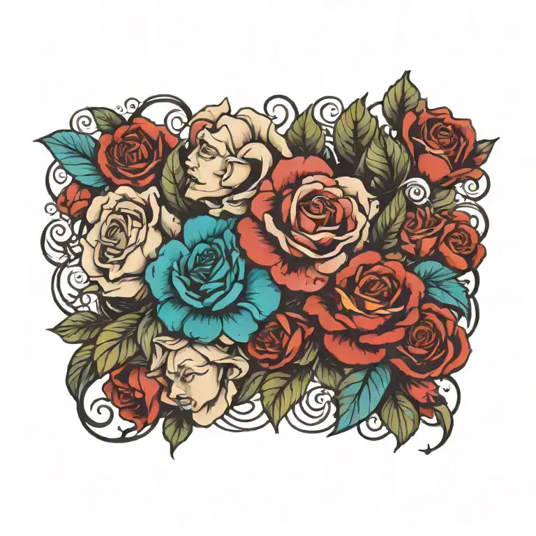 female tattoo design idea