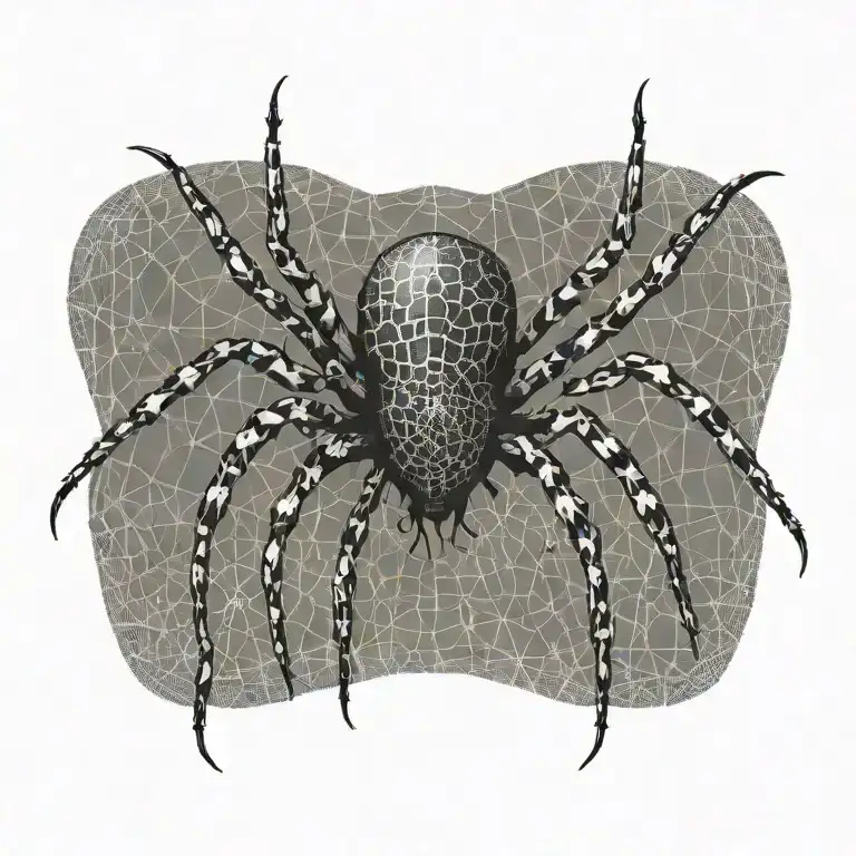 spider tattoo design idea