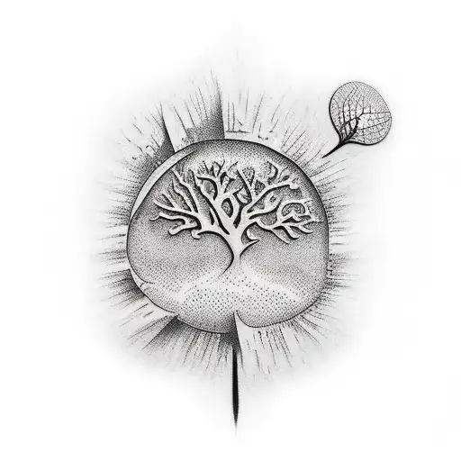 Tree tattoo design idea