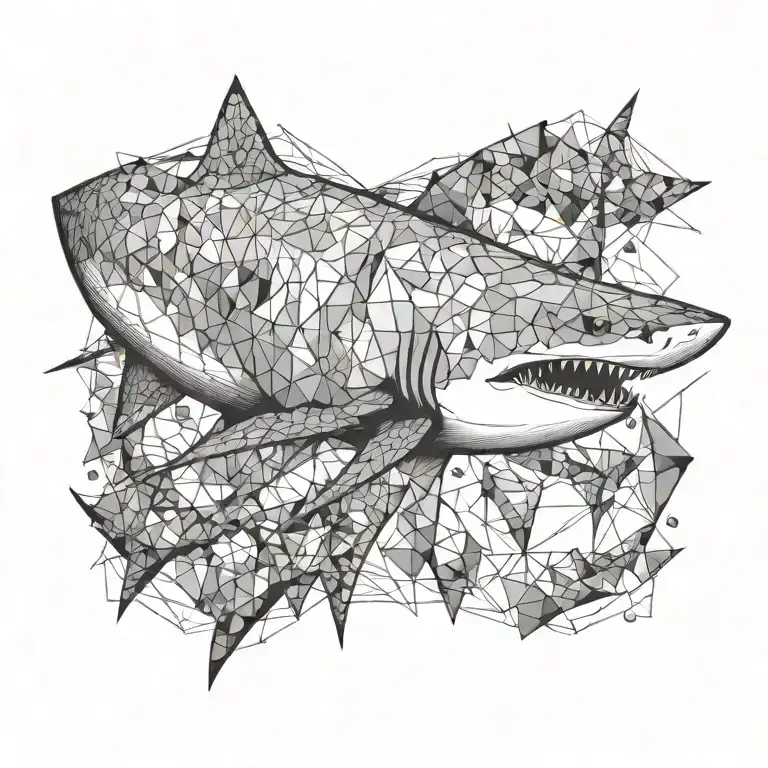 shark tattoo design idea