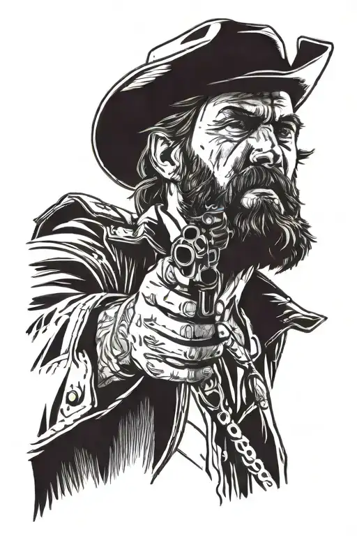 Arthur Morgan red dead redemption 2 tattoo design idea