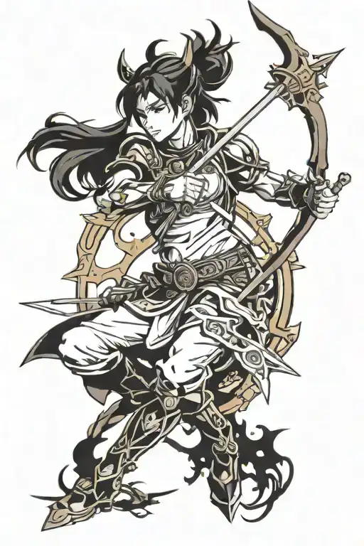 sagittarius tattoo design idea