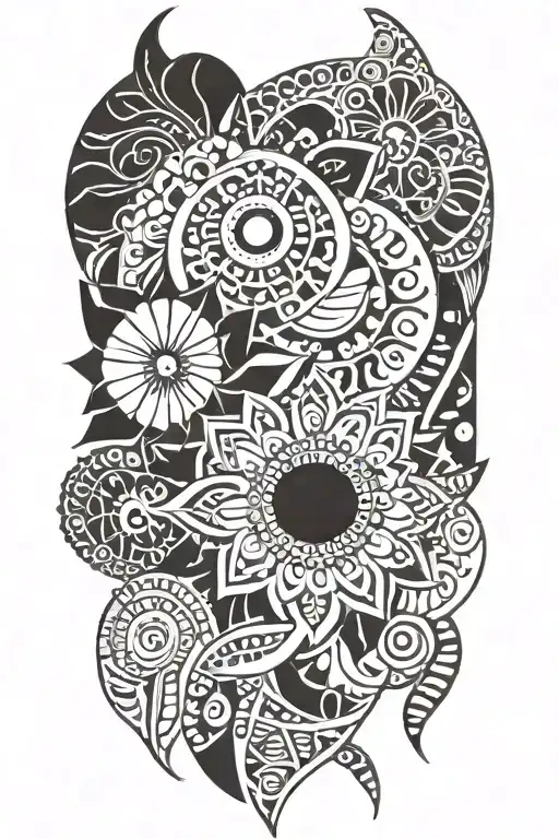 henna tattoo design idea