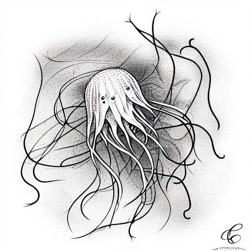 Jellyfish tattoo design idea