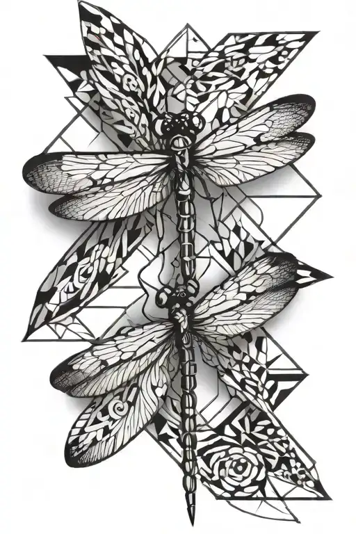 dragonfly tattoo design idea