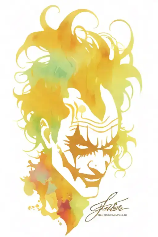 joker tattoo design idea