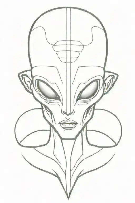alien tattoo design idea