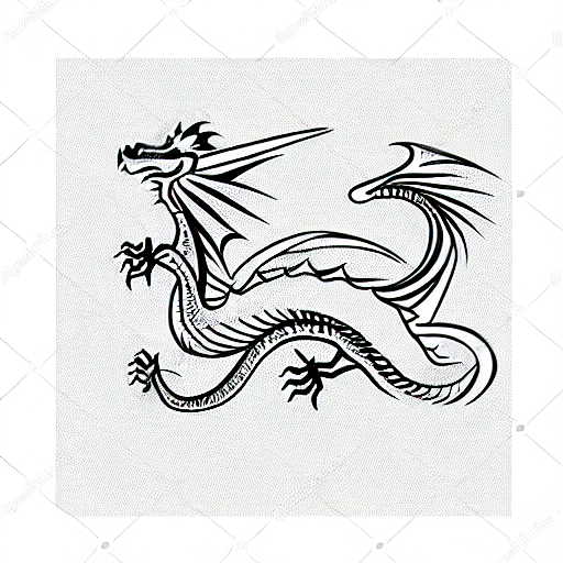 Dragon tattoo design idea
