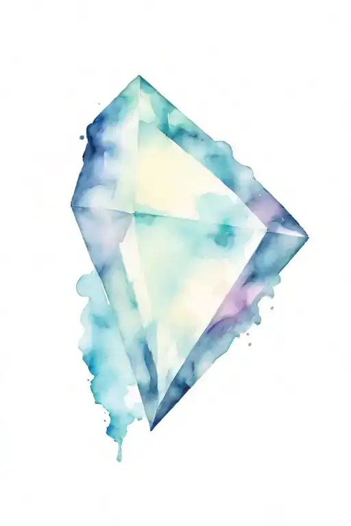 diamond tattoo design idea