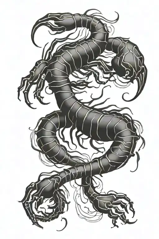 scorpio tattoo design idea