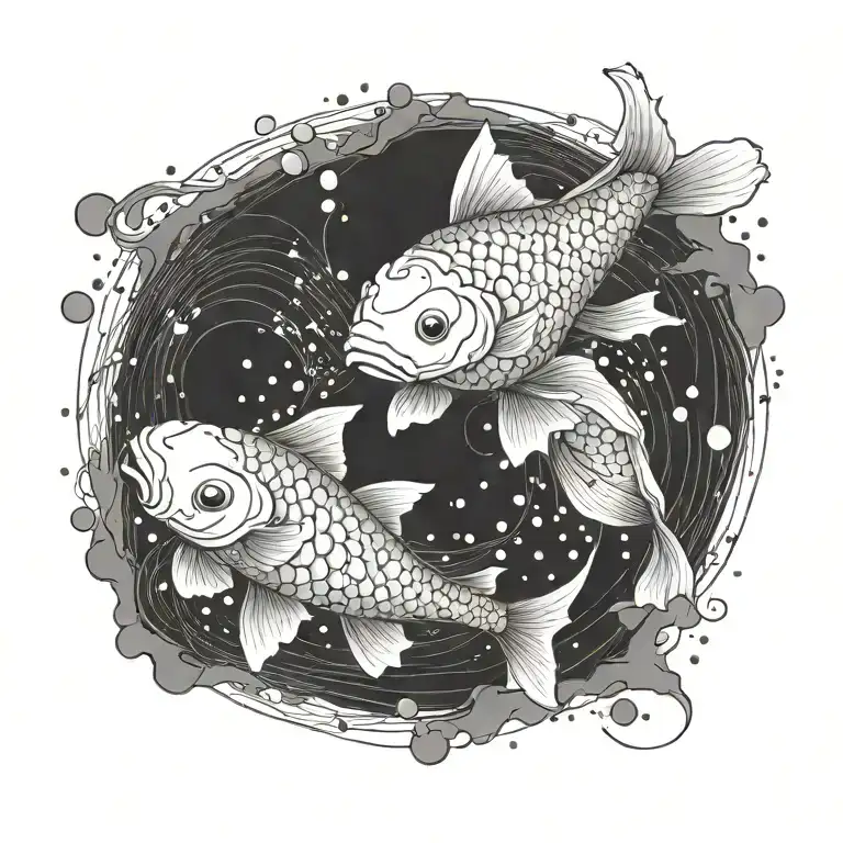 koi-fish tattoo design idea