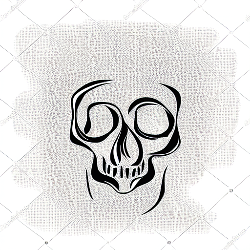 Skull tattoo design idea