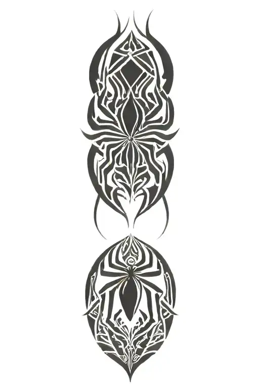 spider tattoo design idea