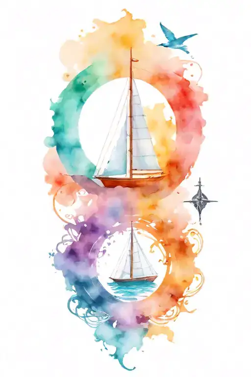 nautical tattoo design idea