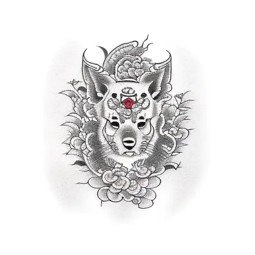 Cherry tattoo design idea