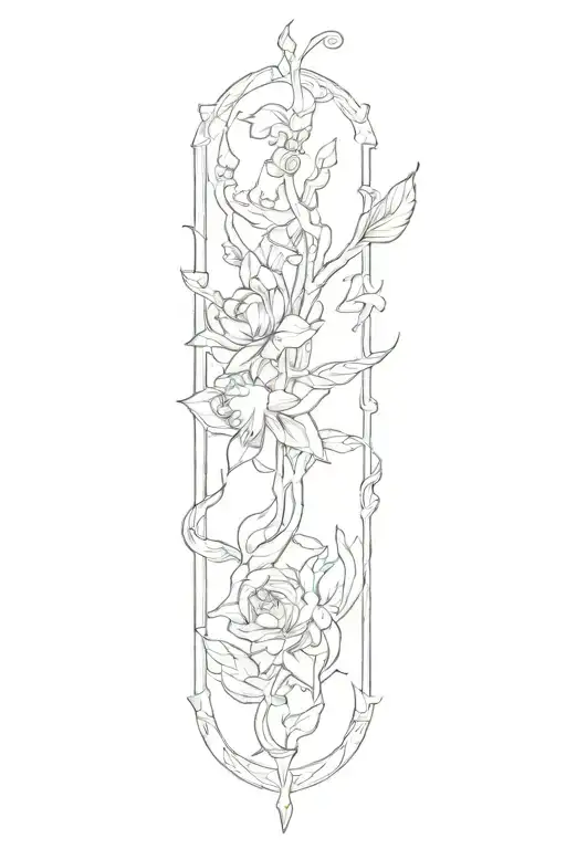 blackout tattoo design idea