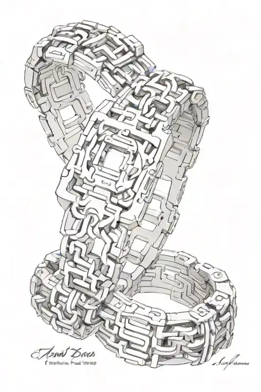 bracelet tattoo design idea